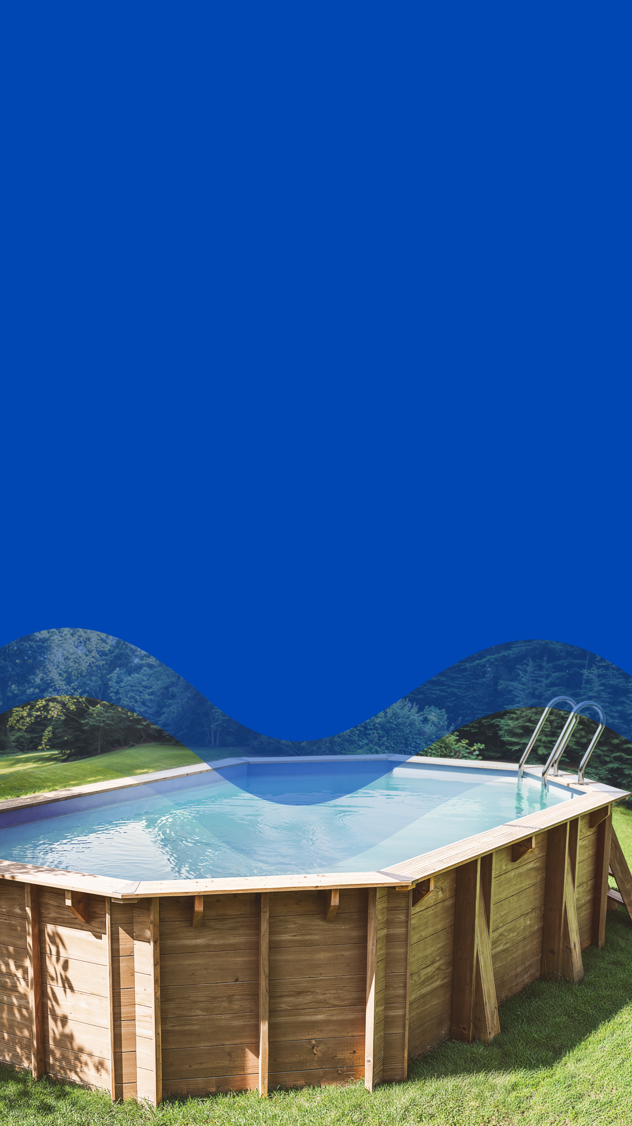 piscinas de madera con cubierta